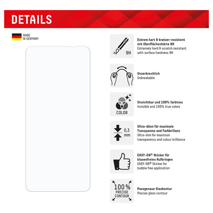 Displex Protector de Pantalla de Cristal Templado 9H para Samsung Galaxy A06 A07, Aplicación en Seco sin Burbujas, Anti-Huellas, 1 Unidad Displex Protector de Pantalla de Cristal Templado 9H para Samsung Galaxy A06 A07, Aplicación en Seco sin Burbujas, Anti-Huellas, 1 Unidad