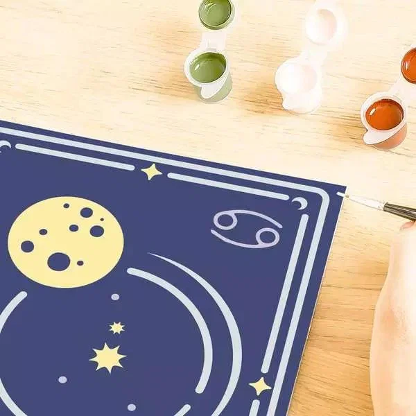 Ravensburger Kit de pintura por números CreArt Serie Trend D Zodiac: Cancer