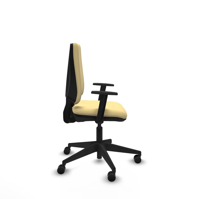 PIQUERAS Y CRESPO Silla de oficina Elche Crema con Brazos 1D PIQUERAS Y CRESPO Silla de oficina Elche Crema con Brazos 1D