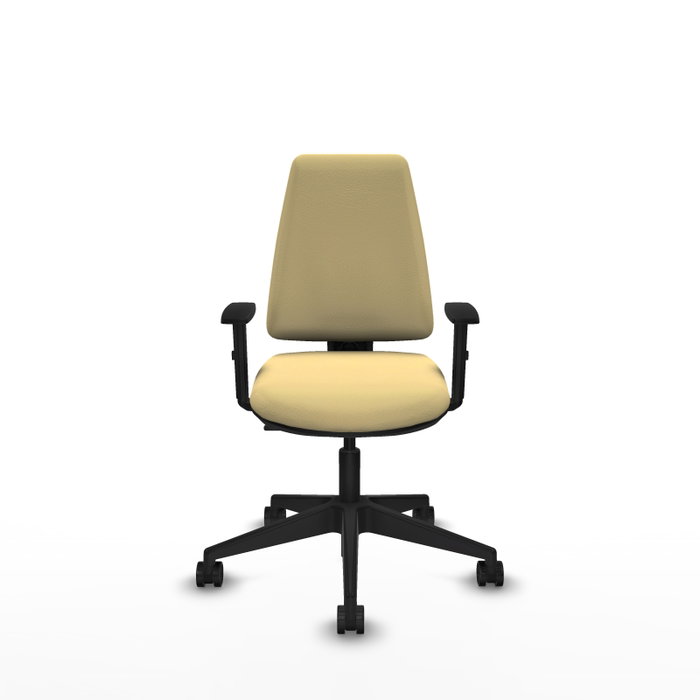PIQUERAS Y CRESPO Silla de oficina Elche Crema con Brazos 1D PIQUERAS Y CRESPO Silla de oficina Elche Crema con Brazos 1D