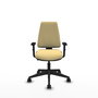 PIQUERAS Y CRESPO Silla de oficina Elche Crema con Brazos 1D