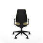 PIQUERAS Y CRESPO Silla de oficina Elche Crema con Brazos 1D