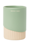 DKD Home Decor Portacepillos Verde en Dolomite y ABS