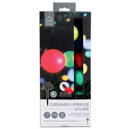 Home Deco Factory Guirnalda Solar 20 LEDs Color Plástico