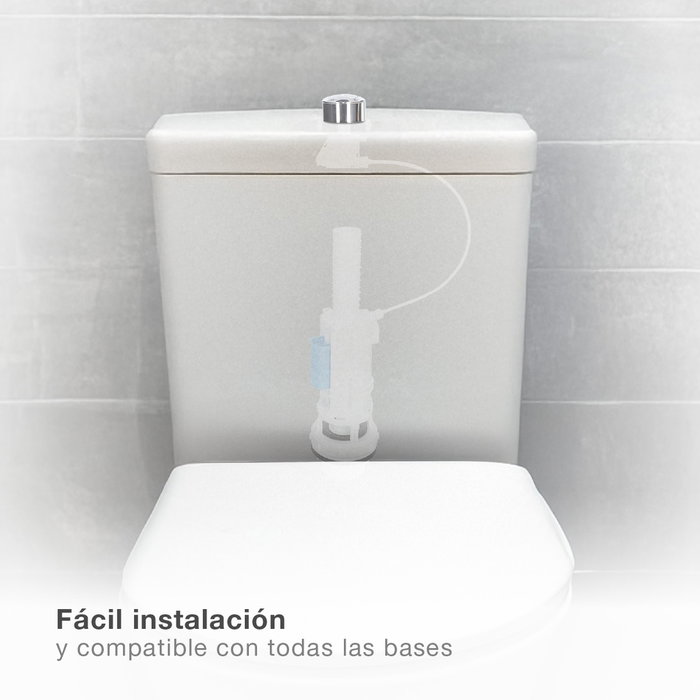 Gifont Descargador de inodoro con doble pulsador regulable