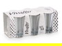 Vivalto Set 6 Vasos Chupito 50 ml Vidrio Transparente 17.3x7.5x8 cm (Set de 12)