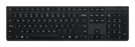 Lenovo 4Y41R64533 Teclado Inalámbrico Recargable Profesional RF + Bluetooth, Tecla Copilot IA, Español, Gris, 104 Teclas, Interruptor Tijera, 3 Dispositivos, Certificación Intel EVO