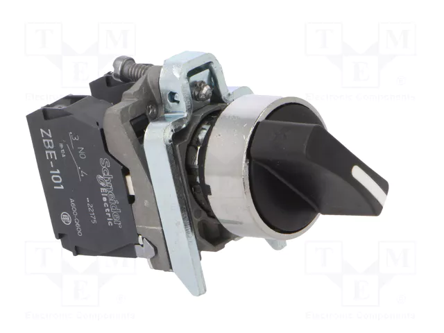 SCHNEIDER ELECTRIC Interruptor Rotativo Harmony XB4 Negro NC+NA