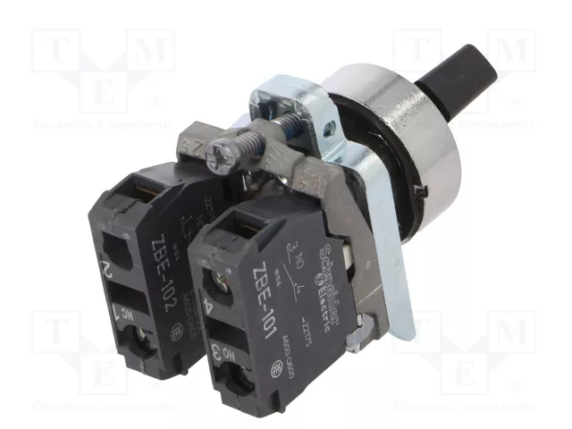 SCHNEIDER ELECTRIC Interruptor Rotativo Harmony XB4 Negro NC+NA