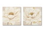 DKD Home Decor Cuadro Lienzo MDF 60x3x60 Flor Surtido de 2 modelos