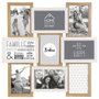 Home Deco Factory Marco 9 Fotos Madera y Blanco para 9 fotos de 10x15 cm