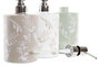 DKD Home Decor Dosificador de Cristal y ABS 450ml Surtido de 3 Unidades