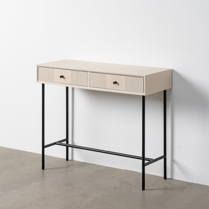 Consola Crema Dm Entrada 90 X 35 X 75 cm Consola Crema Dm Entrada 90 X 35 X 75 cm