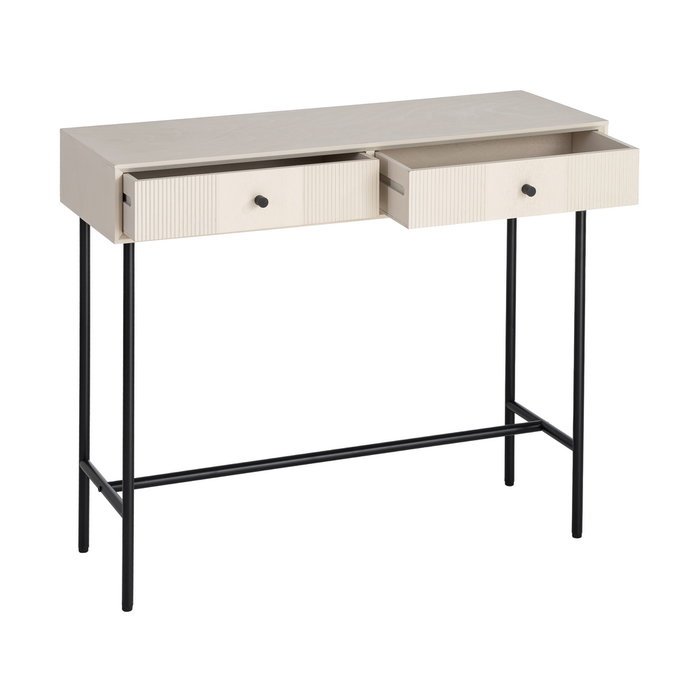 Consola Crema Dm Entrada 90 X 35 X 75 cm Consola Crema Dm Entrada 90 X 35 X 75 cm