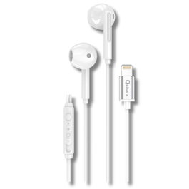 Qcharx Beat 2 Lightning Auriculares con Cable Blanco Conexión Bluetooth