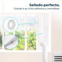 Cecotec Kit universal aislamiento ventanas 163x35 cm para climatizador, poliéster blanco
