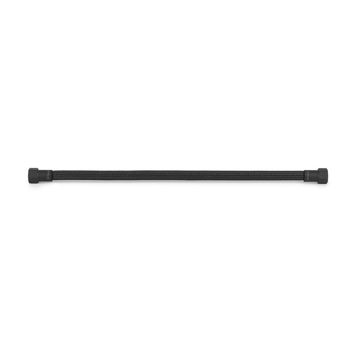 Taq-Premium Latiguillo Flexible Negro 40 cm H-H 3/8 Pulg (Ø8 mm, 10 bar, 90°C Máx., Antibacteriano)