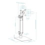Tooq Soporte de Mesa para Monitor 17-32 pulgadas DB1741TN-B