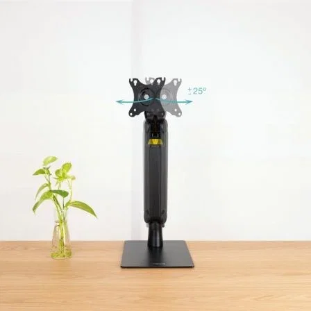 Tooq Soporte de Sobremesa DB1741TN-B para Monitor/Pantalla 17-32 Pulgadas, Giratorio, Inclinable, Negro, hasta 8kg