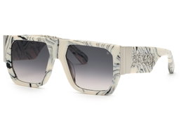Philipp Plein SPP094M5409YL con cristales grises degradados