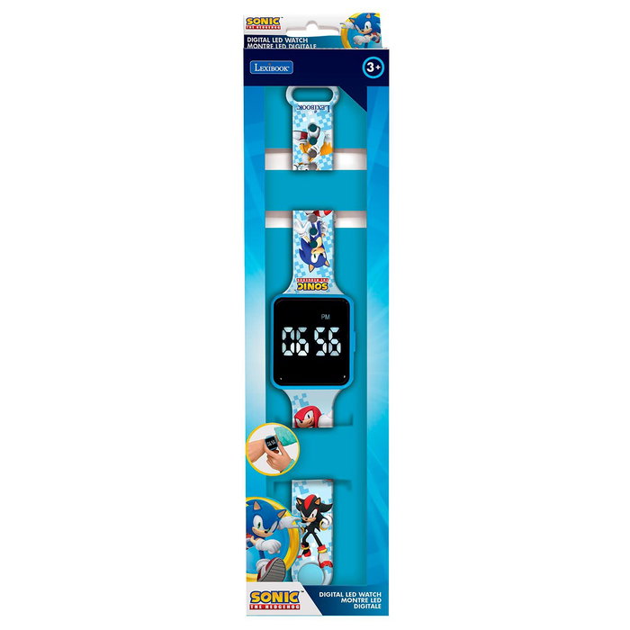 Lexibook Reloj Digital LED Sonic the Hedgehog