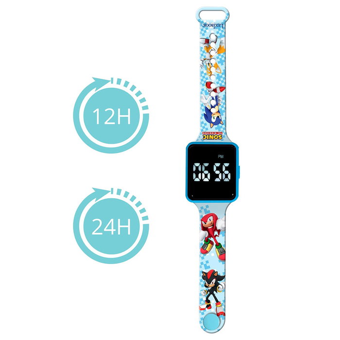 Lexibook Reloj Digital LED Sonic the Hedgehog