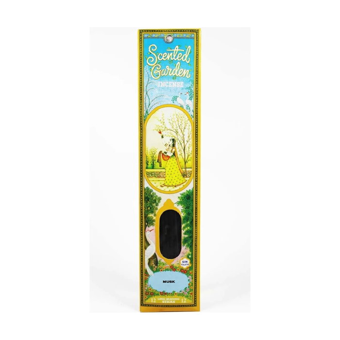 Radhe Shyam Incienso Stick Musk Scented Garden 12 unidades Radhe Shyam Incienso Stick Musk Scented Garden 12 unidades