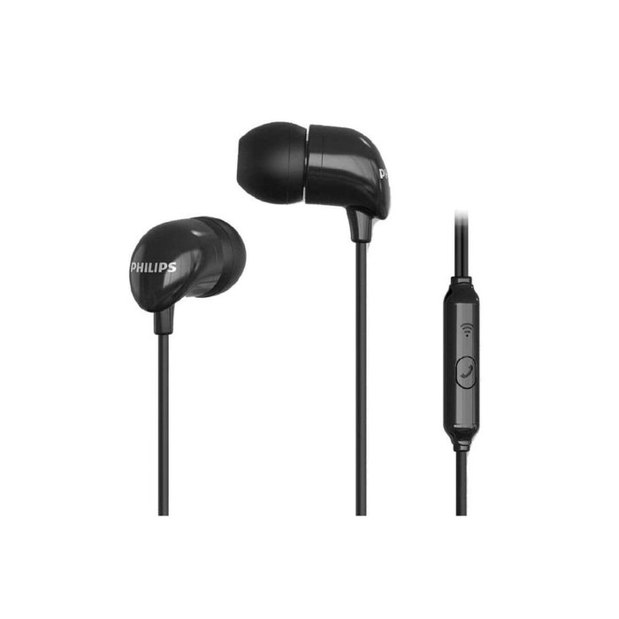 Philips TAE1126BK Auriculares Intrauditivos con Micrófono Negro