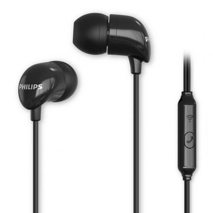 Philips TAE1126BK Auriculares Intrauditivos con Micrófono Negro