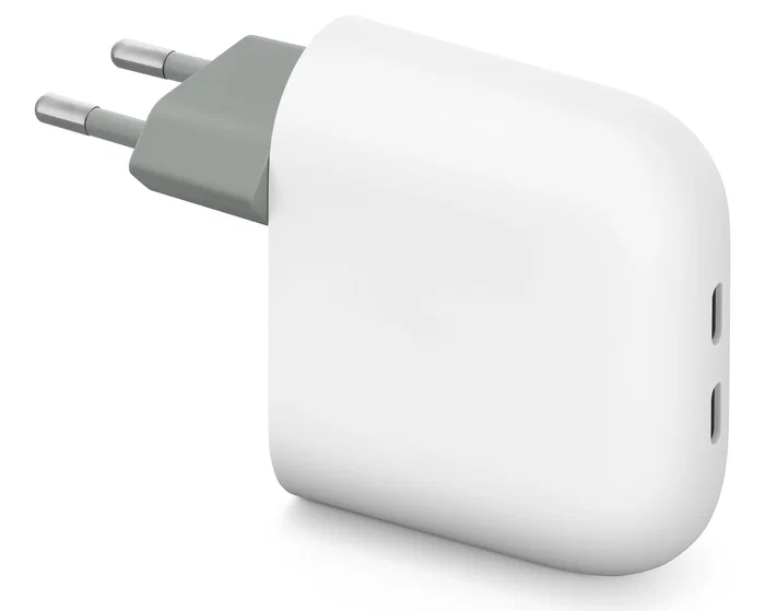 Google Cargador rápido Pixel flex de doble puerto USB-C de 67W - Blanco