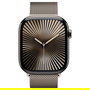 Apple Watch Series 10 GPS + Cellular 46mm Natural Titanium Case with Natural Milanese Loop - S/M