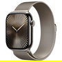 Apple Watch Series 10 GPS + Cellular 46mm Natural Titanium Case with Natural Milanese Loop - S/M
