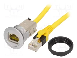 HARTING Tomacorriente RJ45 har-port de plata