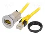 HARTING Tomacorriente RJ45 har-port de plata