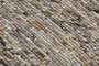 DKD Home Decor Alfombra Carpet sahara Marron Lana y Algodon Tejida a mano 140 x 1 x 200 cm