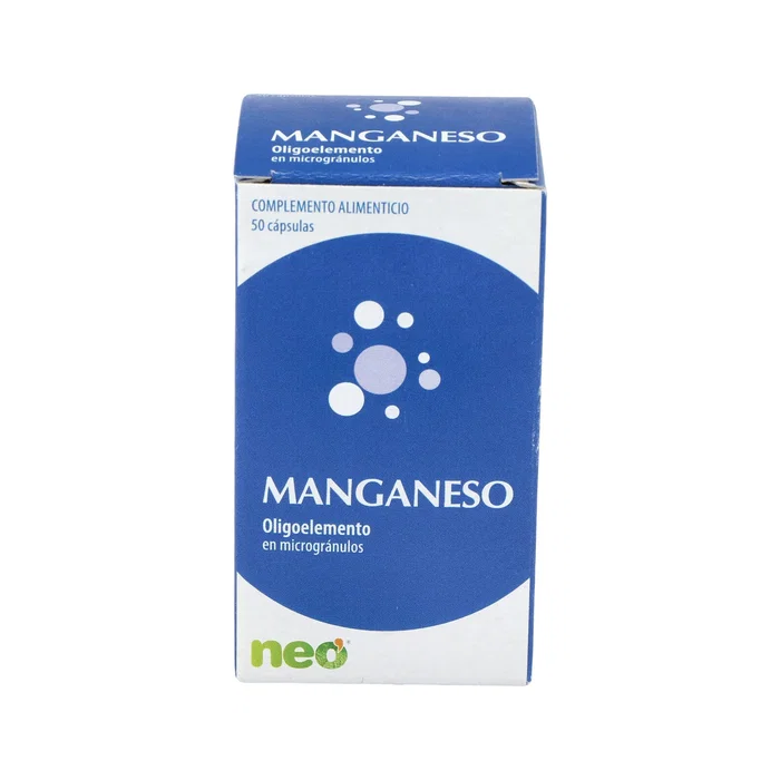 NEO MANGANESO microgránulos 50cap. NEO MANGANESO microgránulos 50cap.