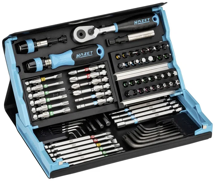 Hazet SmartCase 2200SC-31 Juego de Bits Profesional, 73 Piezas en Maletín