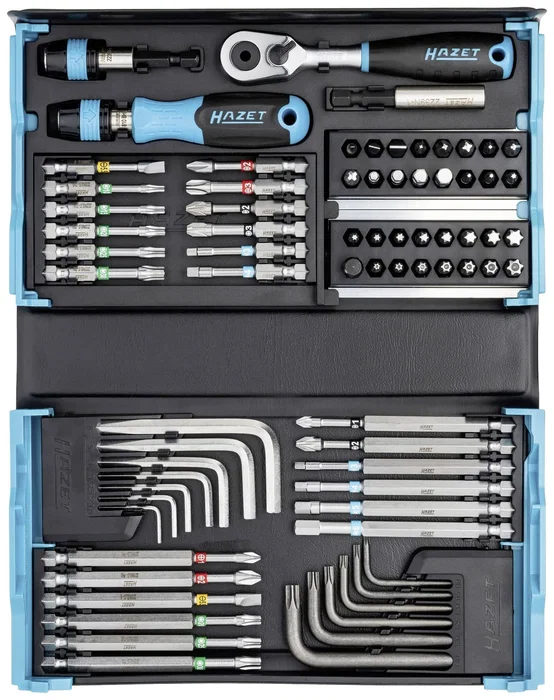 Hazet SmartCase 2200SC-31 Juego de Bits Profesional, 73 Piezas en Maletín
