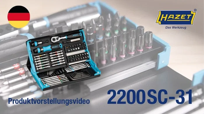 Hazet SmartCase Bit-Satz 2200SC-31, 73 piezas