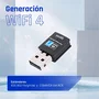 Iggual Adaptador USB WiFi 300 Mbps 2,4 GHz IGG320488