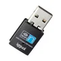 Iggual IGG320488 - Adaptador USB Wi-Fi 300 Mbps Banda Única 2.4 GHz, Compatible con PC/Mac/Linux, Plug & Play, WPA2, Wi-Fi 4 (802.11n)