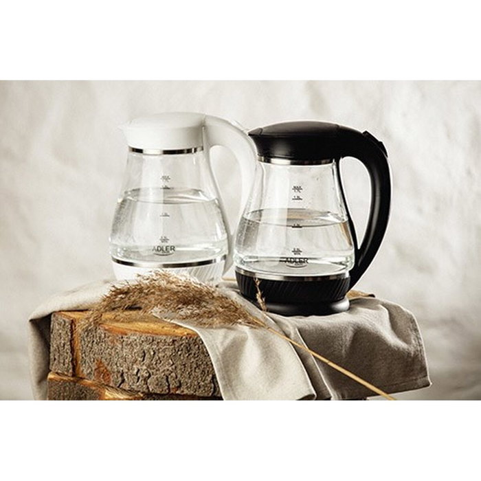 Adler Hervidor de agua de cristal Ad 1274, 1,7 l, 2200 w Adler Hervidor de agua de cristal Ad 1274, 1,7 l, 2200 w
