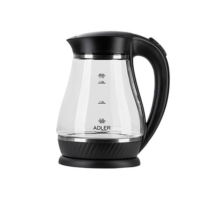 Adler Hervidor de agua de cristal Ad 1274, 1,7 l, 2200 w Adler Hervidor de agua de cristal Ad 1274, 1,7 l, 2200 w