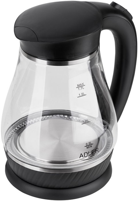 Adler Hervidor de agua de cristal Ad 1274, 1,7 l, 2200 w Adler Hervidor de agua de cristal Ad 1274, 1,7 l, 2200 w