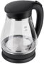 Adler Hervidor de agua de cristal Ad 1274, 1,7 l, 2200 w