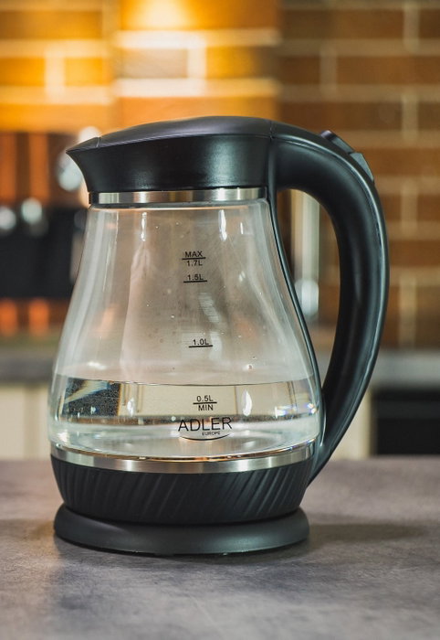 Adler Hervidor de agua de cristal Ad 1274, 1,7 l, 2200 w Adler Hervidor de agua de cristal Ad 1274, 1,7 l, 2200 w