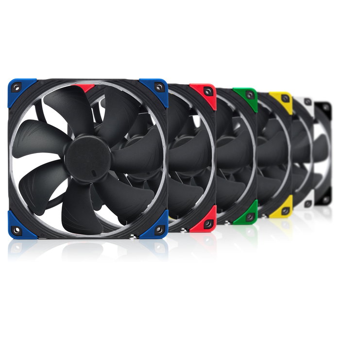 NOCTUA NF-A14 PWM Chromax Black Swap Ventilador 14 cm para Carcasa de PC, 140.2 m³/h Flujo de Aire, 300-1500 RPM, Nivel de Ruido 19.2-24.6 dB