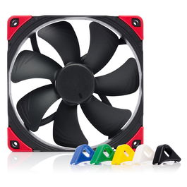 NOCTUA NF-A14 PWM CH.BK.S - Ventilador para PC 14 cm, 300-1500 RPM, 140.2 m³/h, 24.6 dB, Negro Chromax, Control PWM