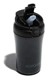 Muitomas Taza térmica WBOTTLETH350BK de 350 ml Negro