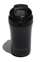 Muitomas Taza térmica WBOTTLETH350BK de 350 ml Negro